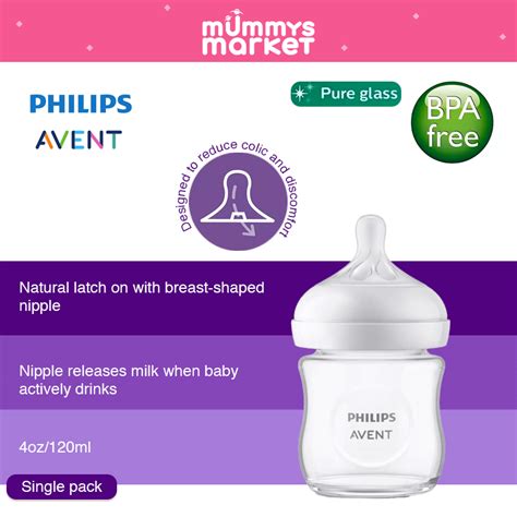 avent glass bottles|Natural Response Glass Baby Bottle SCY930/01 .